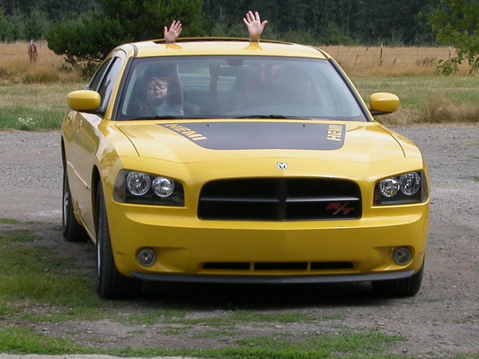 Dodge Charger Daytona Top Banana Containing Misty, Alana, and Ryan by Josh Poulson