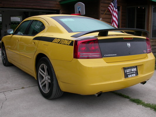 Dodge Charger Daytona Top Banana Rear by Josh Poulson